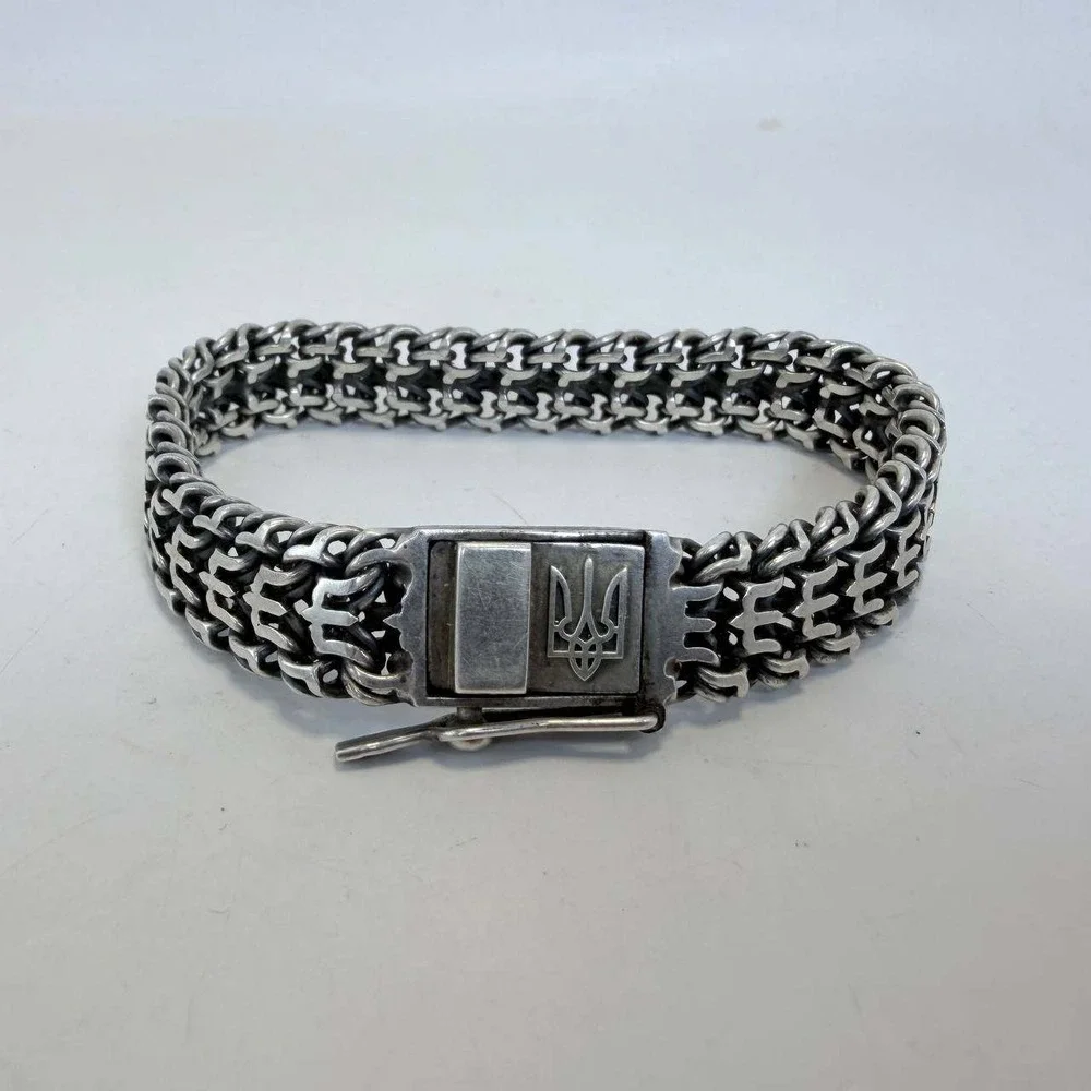 Mens Sterling Silver 8.5